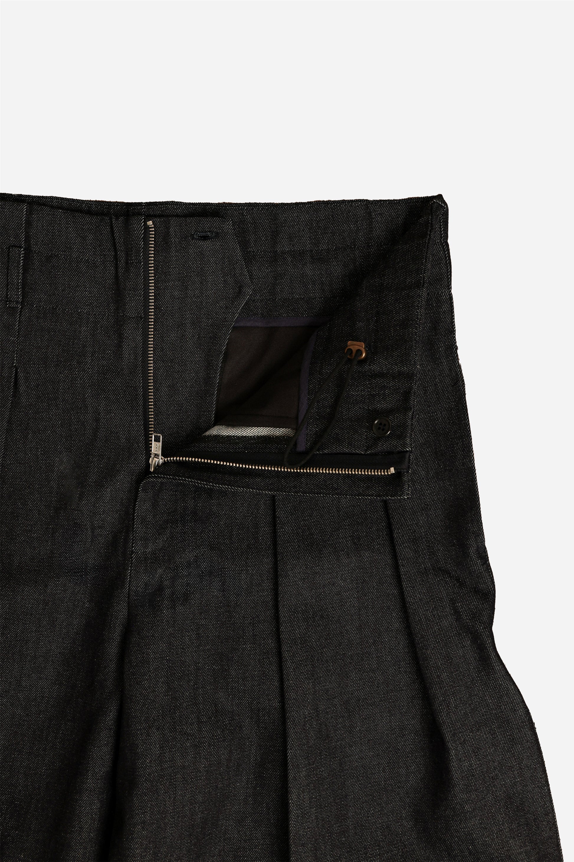 SUSPENDER PANTS | Blue denim